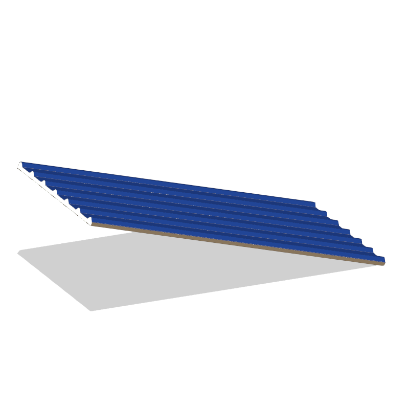 roof panel 7 rip+isulation